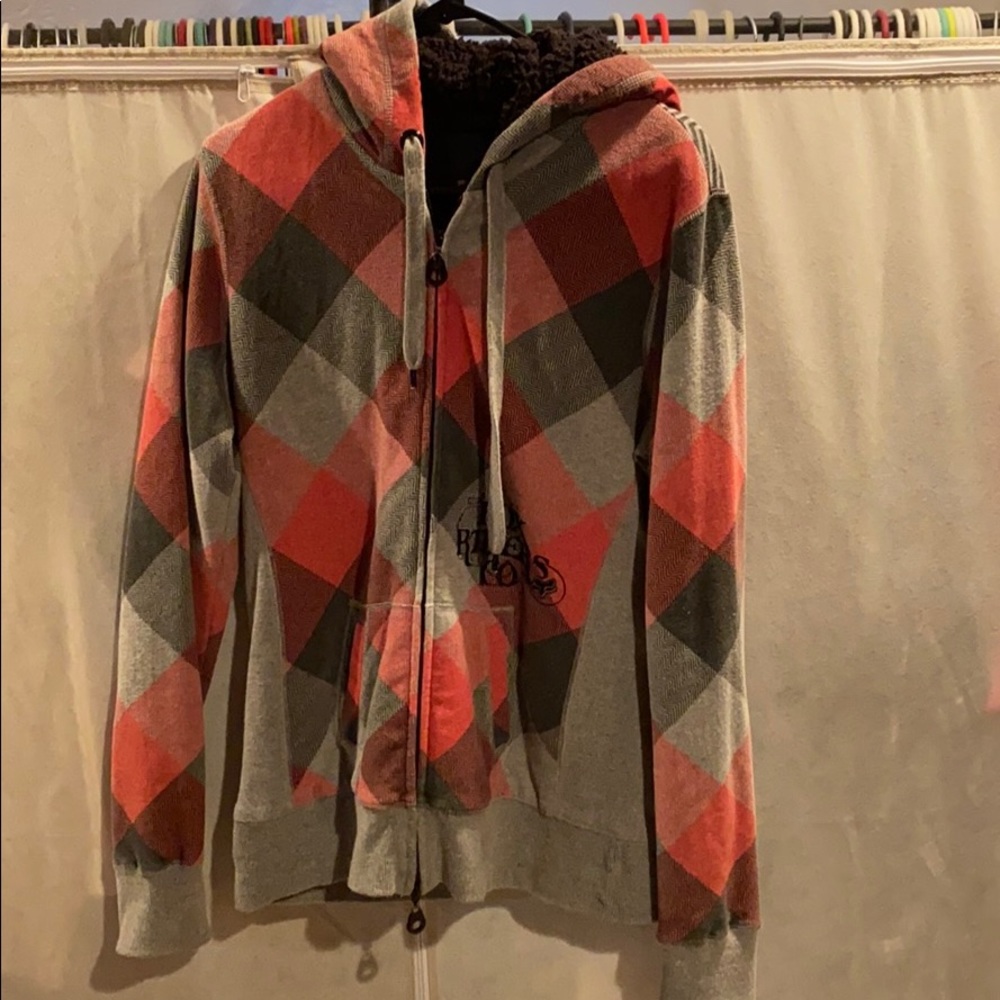 Fox Sherpa lined hoodie